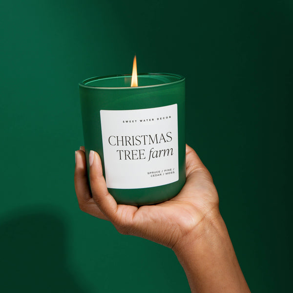 Christmas Tree Farm 15 oz Matte Soy Candle - Hope Boutique Shop