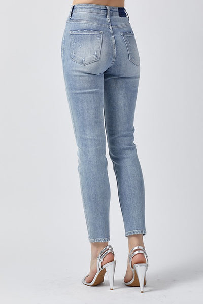 High Waist Medium Wash Skinny Jean - Hope Boutique Shop