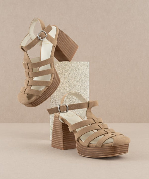 Gladiator Platform Heel - Hope Boutique Shop