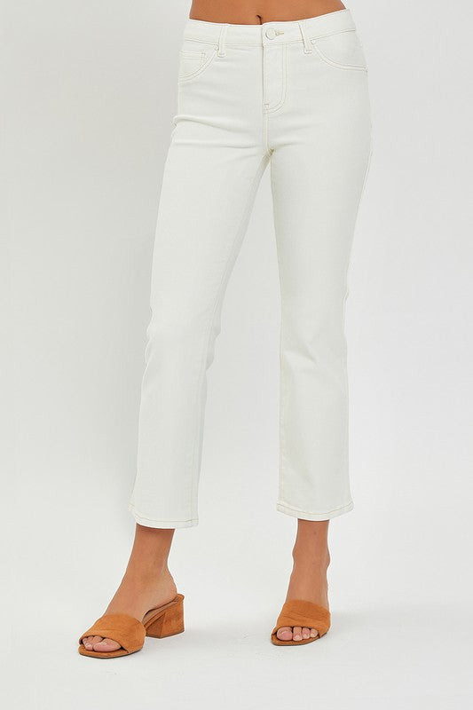 Mid Rise Crop Pants