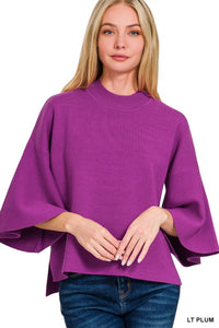 Sugar Plum Bell Sleeve Sweater - Hope Boutique Shop