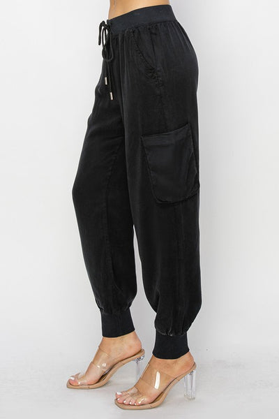 Tencel Cargo Jogger Pants - Hope Boutique Shop