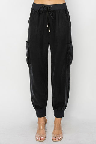 Tencel Cargo Jogger Pants - Hope Boutique Shop