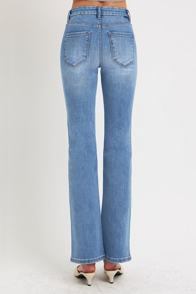 Tummy Control Mid Rise Boot Cut - Hope Boutique Shop