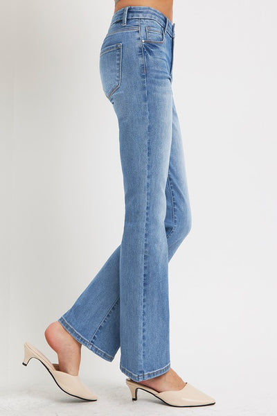 Tummy Control Mid Rise Boot Cut - Hope Boutique Shop