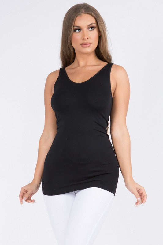 Reversible V or U Neckline Seamless Tank - Hope Boutique Shop