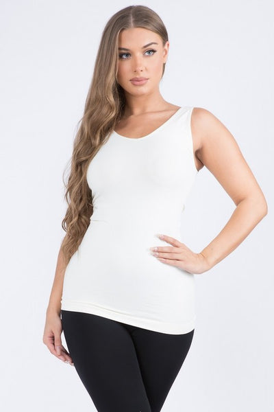 Reversible V or U Neckline Seamless Tank - Hope Boutique Shop