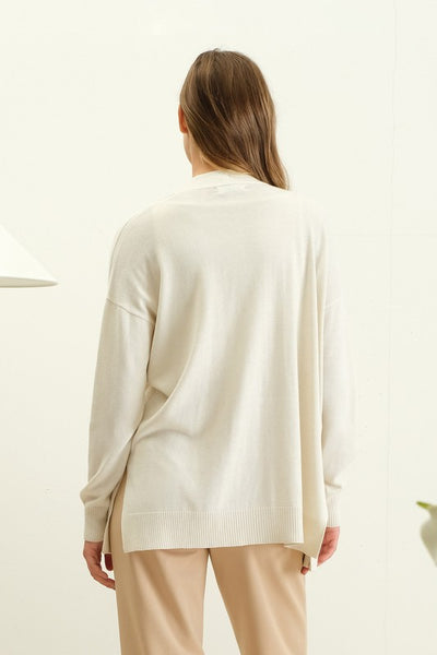 Oatmeal Open Front Cardigan - Hope Boutique Shop