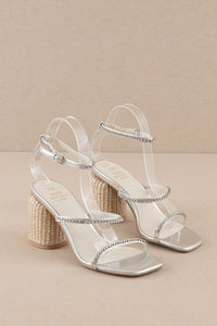 Studded Raffia Heel - Hope Boutique Shop