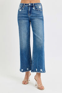 Tummy Control High Rise Crop Denim