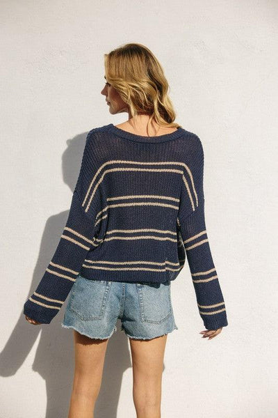 Knit Navy Sweater