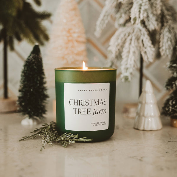 Christmas Tree Farm 15 oz Matte Soy Candle - Hope Boutique Shop