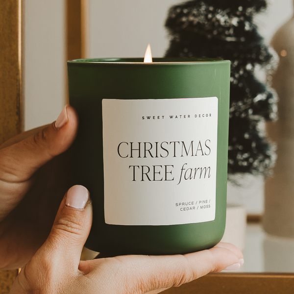 Christmas Tree Farm 15 oz Matte Soy Candle - Hope Boutique Shop