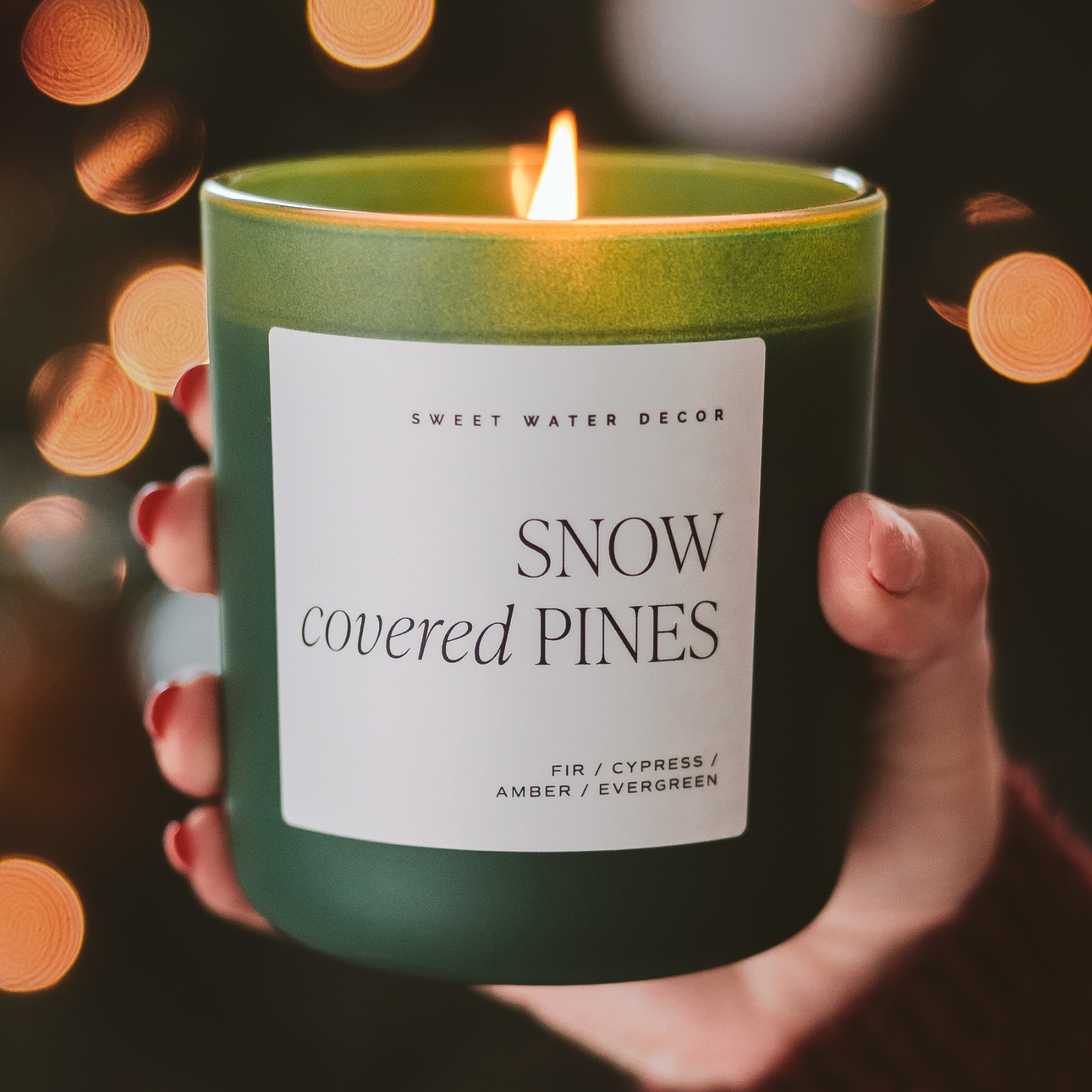 Snow Covered Pines 15 oz Soy Candle - Hope Boutique Shop