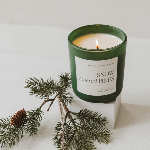 Snow Covered Pines 15 oz Soy Candle - Hope Boutique Shop