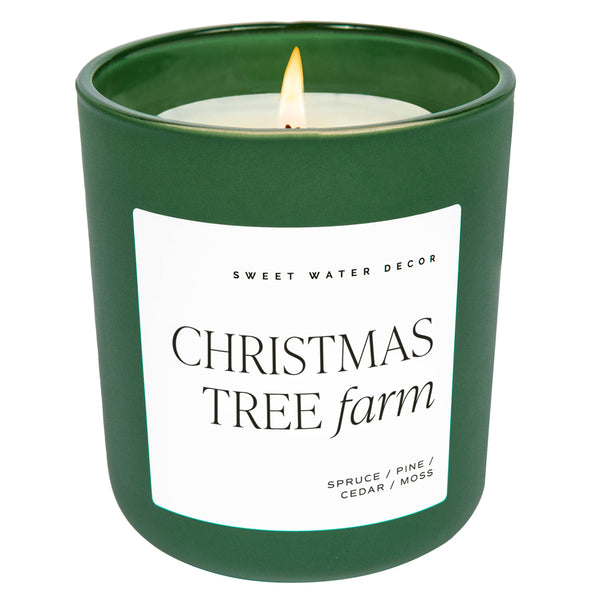 Christmas Tree Farm 15 oz Matte Soy Candle - Hope Boutique Shop