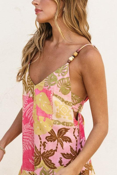 Hibiscus Crush Tropical Romper