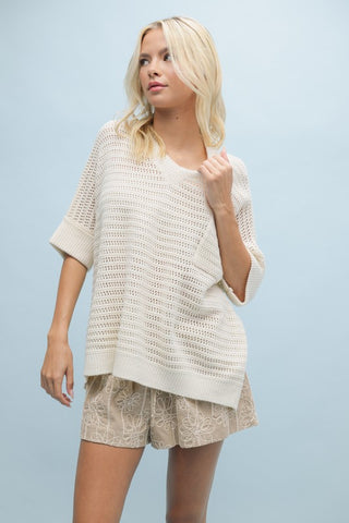 Front Pocket Knit Top