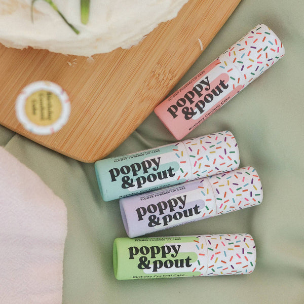 Lip Balm, Birthday Confetti Cake, Pink - Hope Boutique Shop