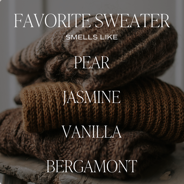 Favorite Sweater 15 oz Soy Candle - Hope Boutique Shop