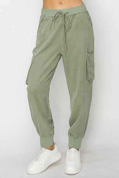 Tencel Cargo Jogger Pants - Hope Boutique Shop