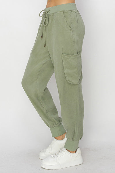 Tencel Cargo Jogger Pants - Hope Boutique Shop