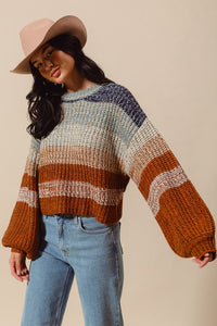 Multi Colored Stripe Sweater