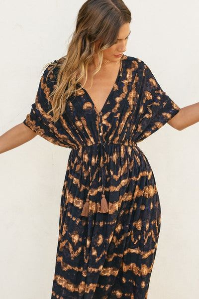 Breezy Tie Dye Maxi Dress