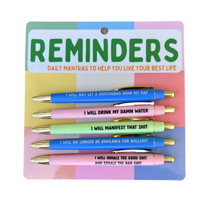 Reminders Pen Set