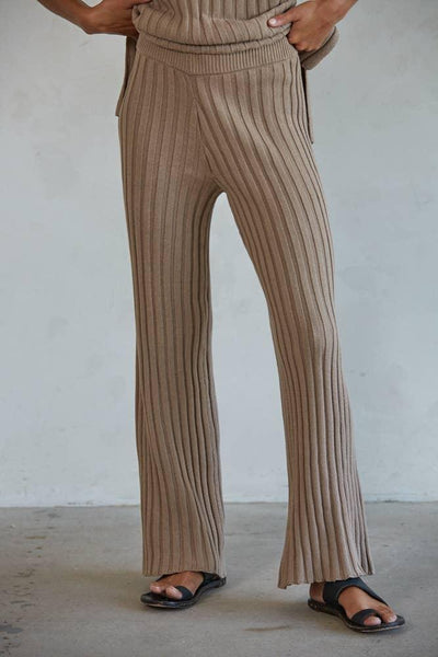 Sweater Cotton Ribbed Pants