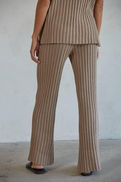 Sweater Cotton Ribbed Pants