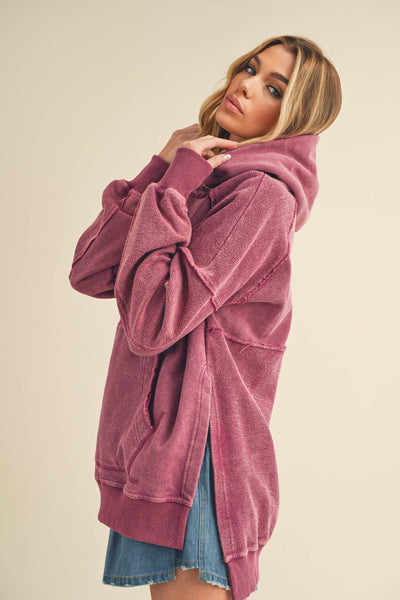 Berry Washed Hoodie