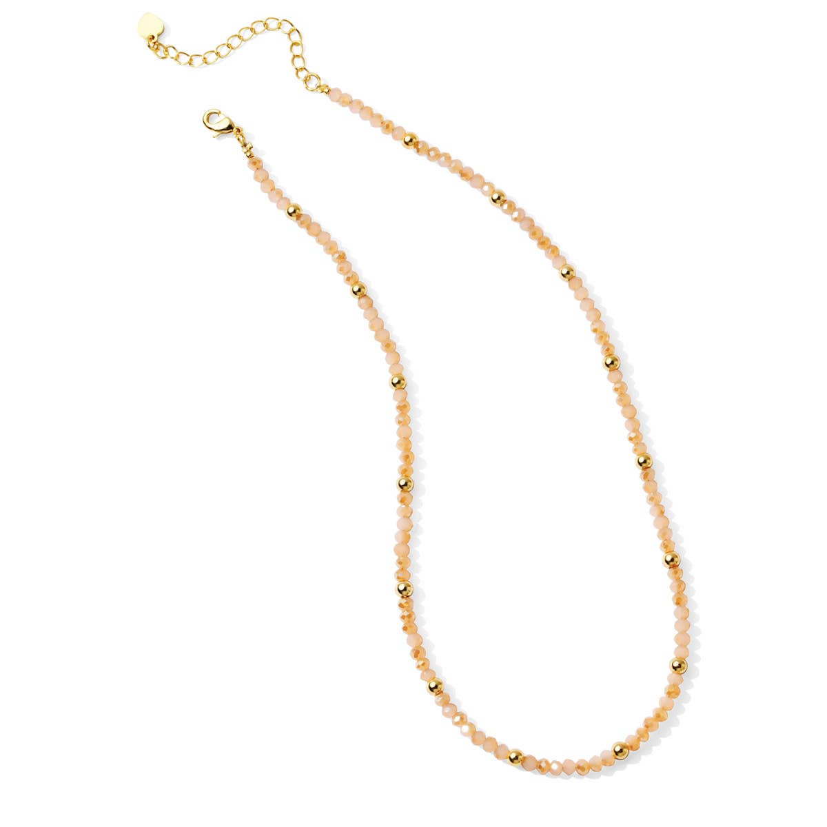 Perfectly Colored Accent Necklace: Peach